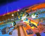 Me 262 Airplane Paint By Numbers