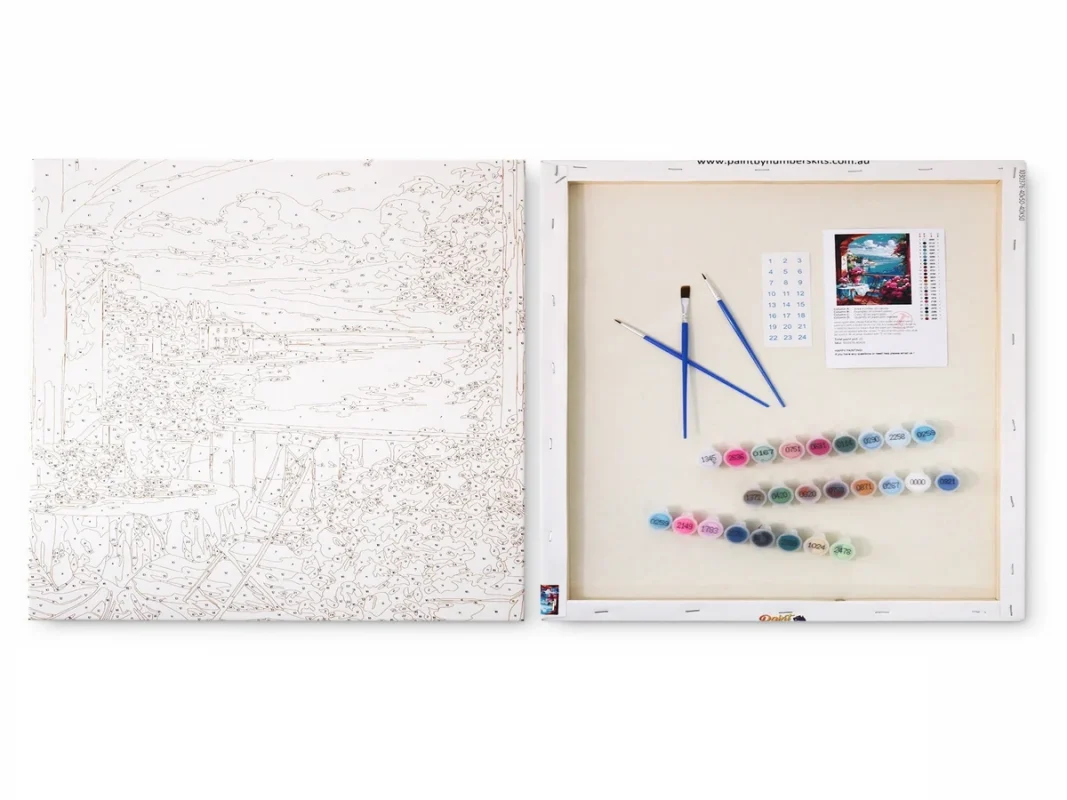 paint by numbers process
