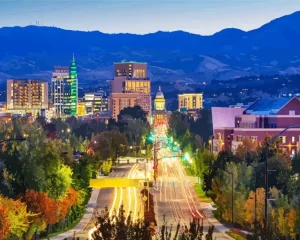 Boise Idaho Paint By Numbers