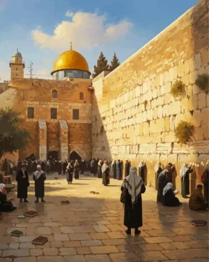 The Western Wall Paint By Numbers