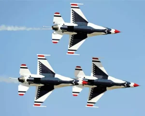 Aesthetic United States Air Force Thunderbirds Paint By Numbers