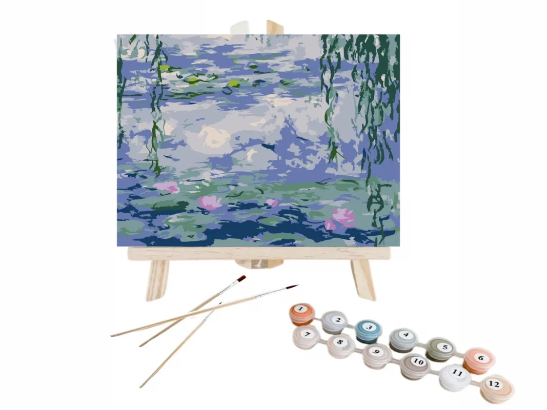 claude monet paint by numbers