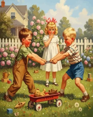 A Very Public Dispute Paint By Numbers