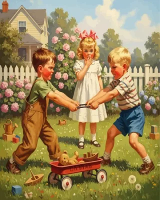 A Very Public Dispute Paint By Numbers