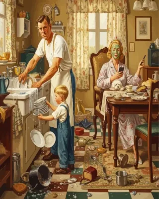 Mommy's Royal Treatment Paint By Numbers 