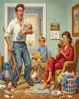 The Mask Of Motherhood Paint By Numbers