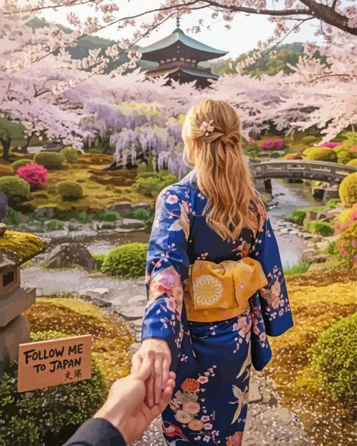 Follow Me To Japan Asia Paint By Numbers
