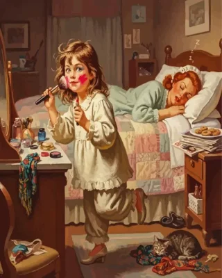 Midnight Makeover Paint By Numbers