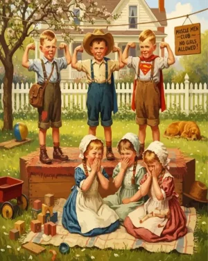 Muscle Men Club Paint By Numbers