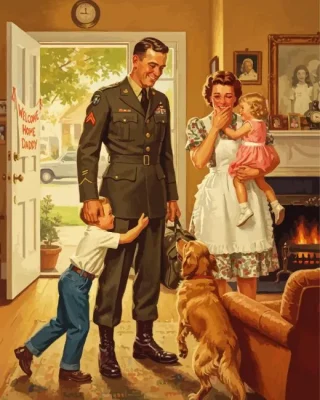 Welcome Home Dad Paint By Numbers