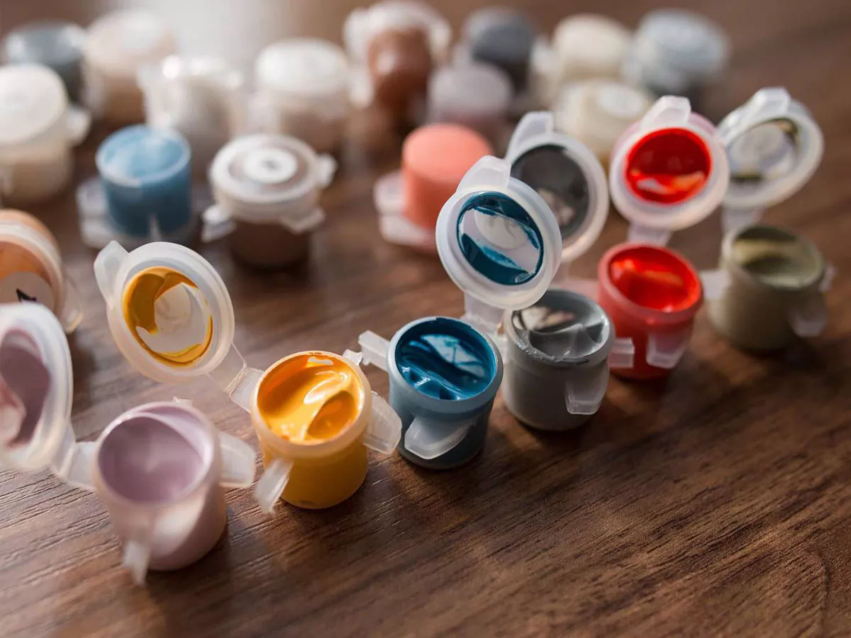 paint by numbers tips paint pots