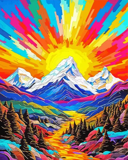 Colorful Paint by Numbers For Adults