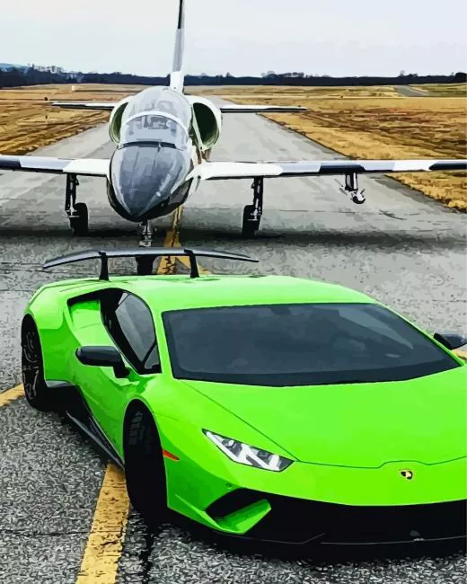 engines Paint by Numbers For Adults