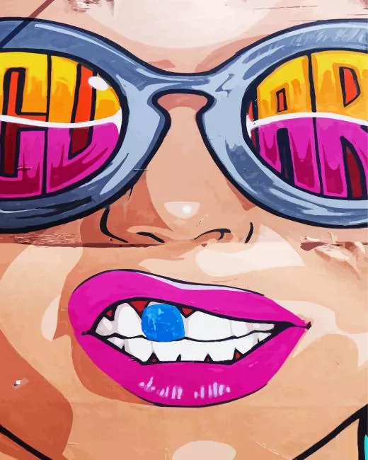pop art Paint by Numbers For Adults