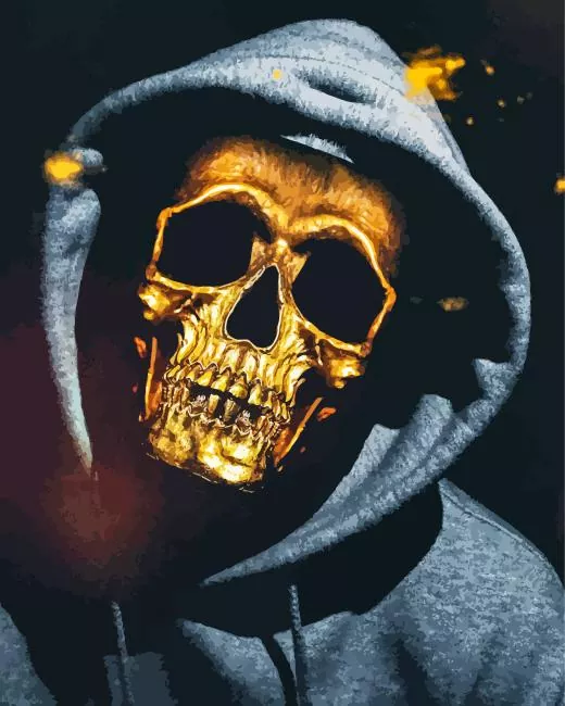 skulls Paint by Numbers For Adults