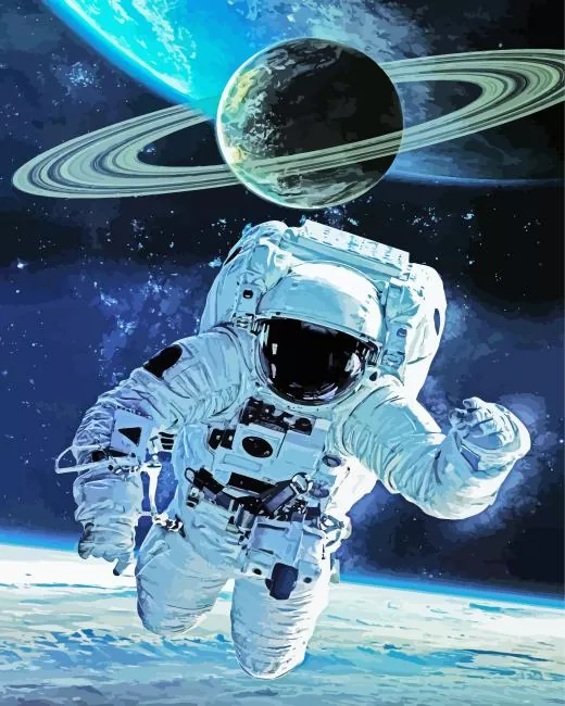 space Paint by Numbers For Adults