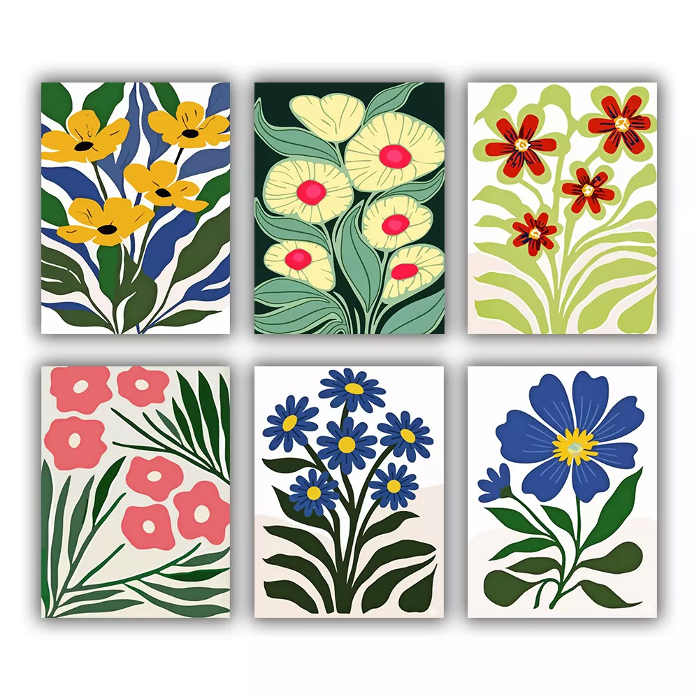 Flowers Mini Paint By Numbers